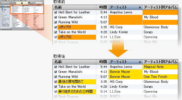 製品情報 アーカイブ Ipod Selection 曲名判別 株式会社ファンファーレ